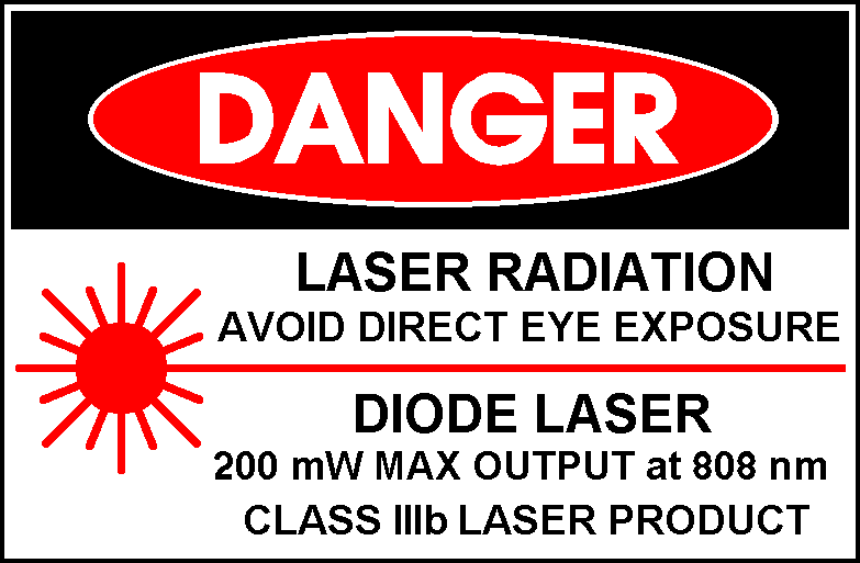Danger - Laser Radiation